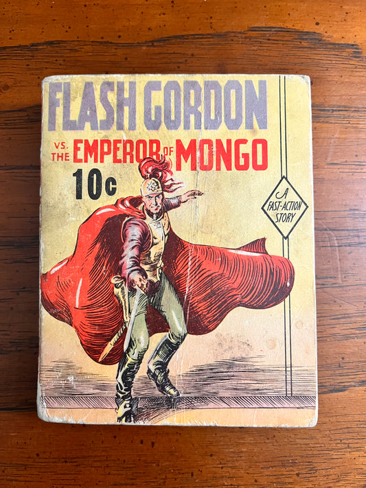 Flash Gordon Vs Emperor of Mongo, Dell Fast Action Big Little Book, 1936 Raymond