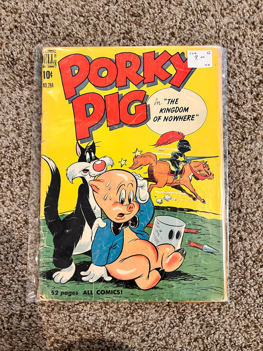 1950 Porky Pig #284 Dell Comic Book