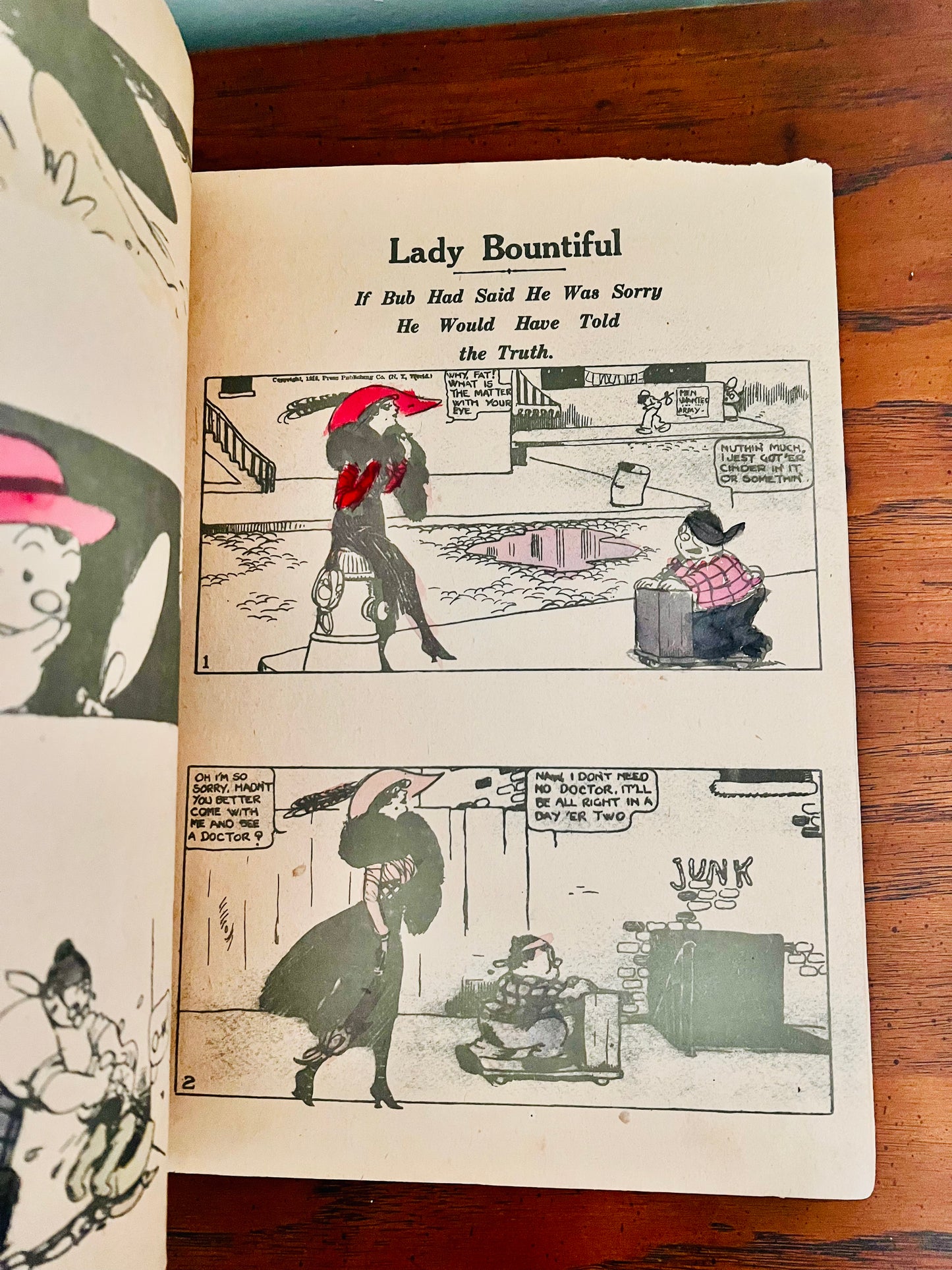 1917 Lady Bountiful Comic Book by Gene Carr - RARE