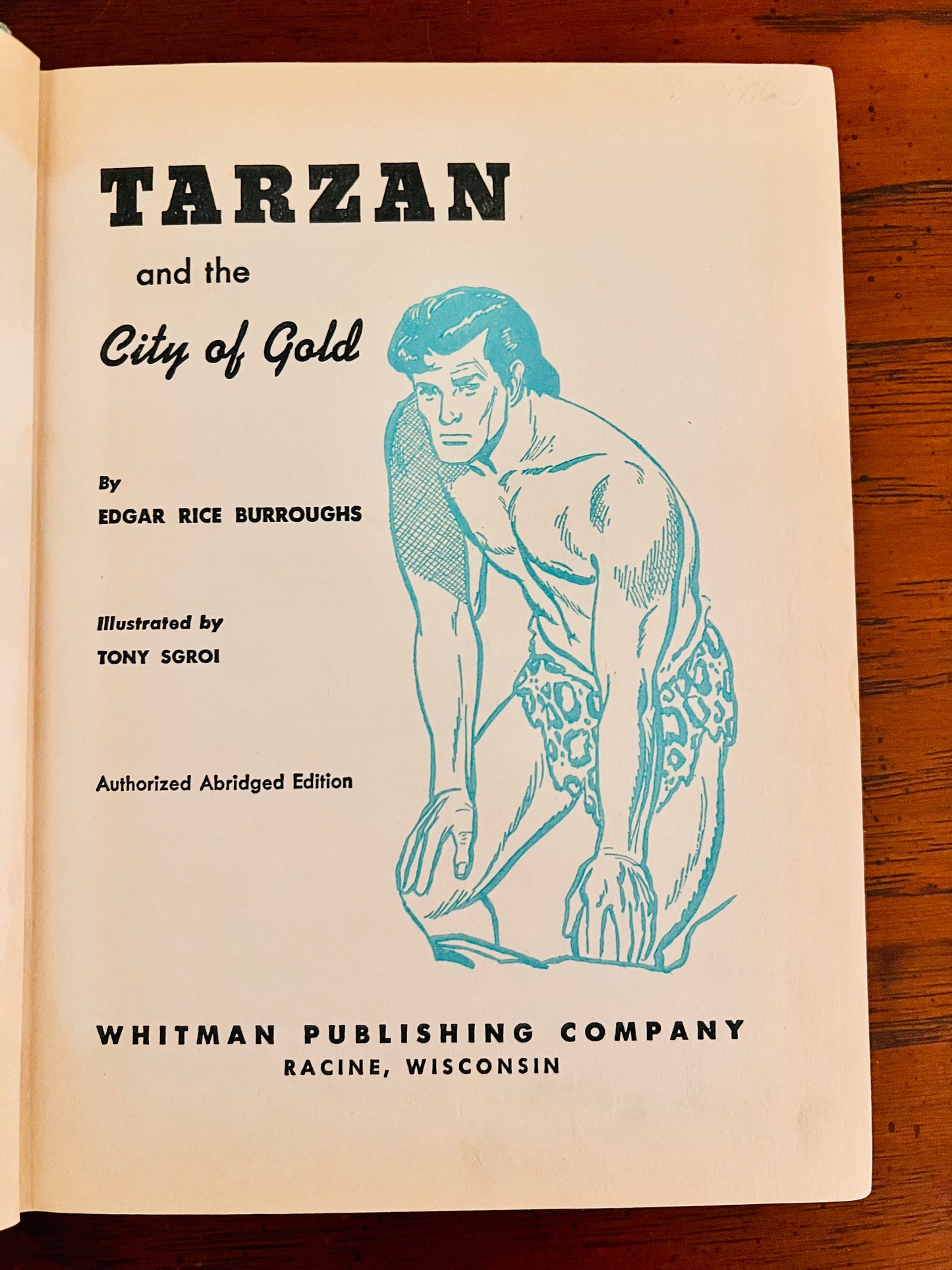 1954 Tarzan and the City of Gold Edgar Rice Burroughs Hardcover