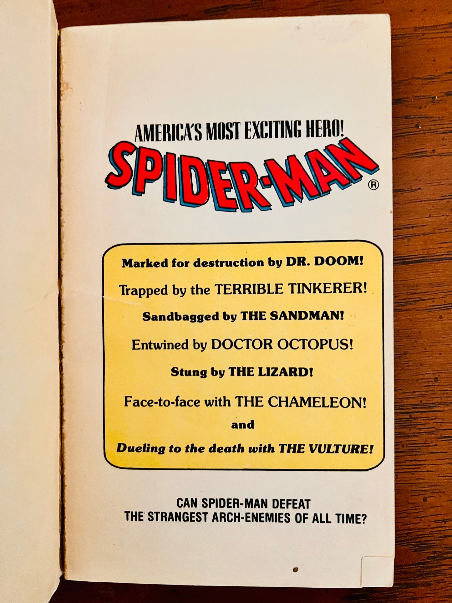 Stan Lee Presents The Amazing Spider-man 81443 Issues 1-6 Vintage Pocket Book 1977