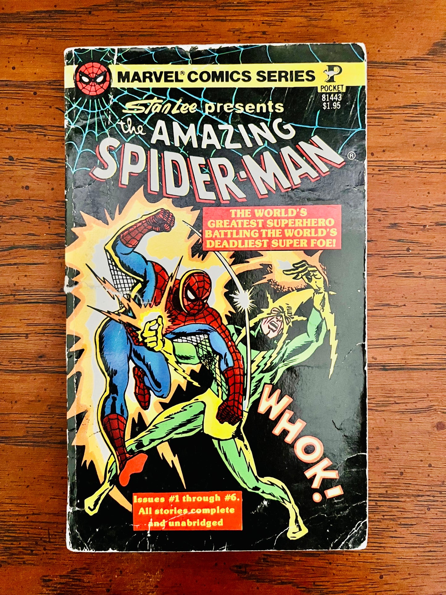 Stan Lee Presents The Amazing Spider-man 81443 Issues 1-6 Vintage Pocket Book 1977