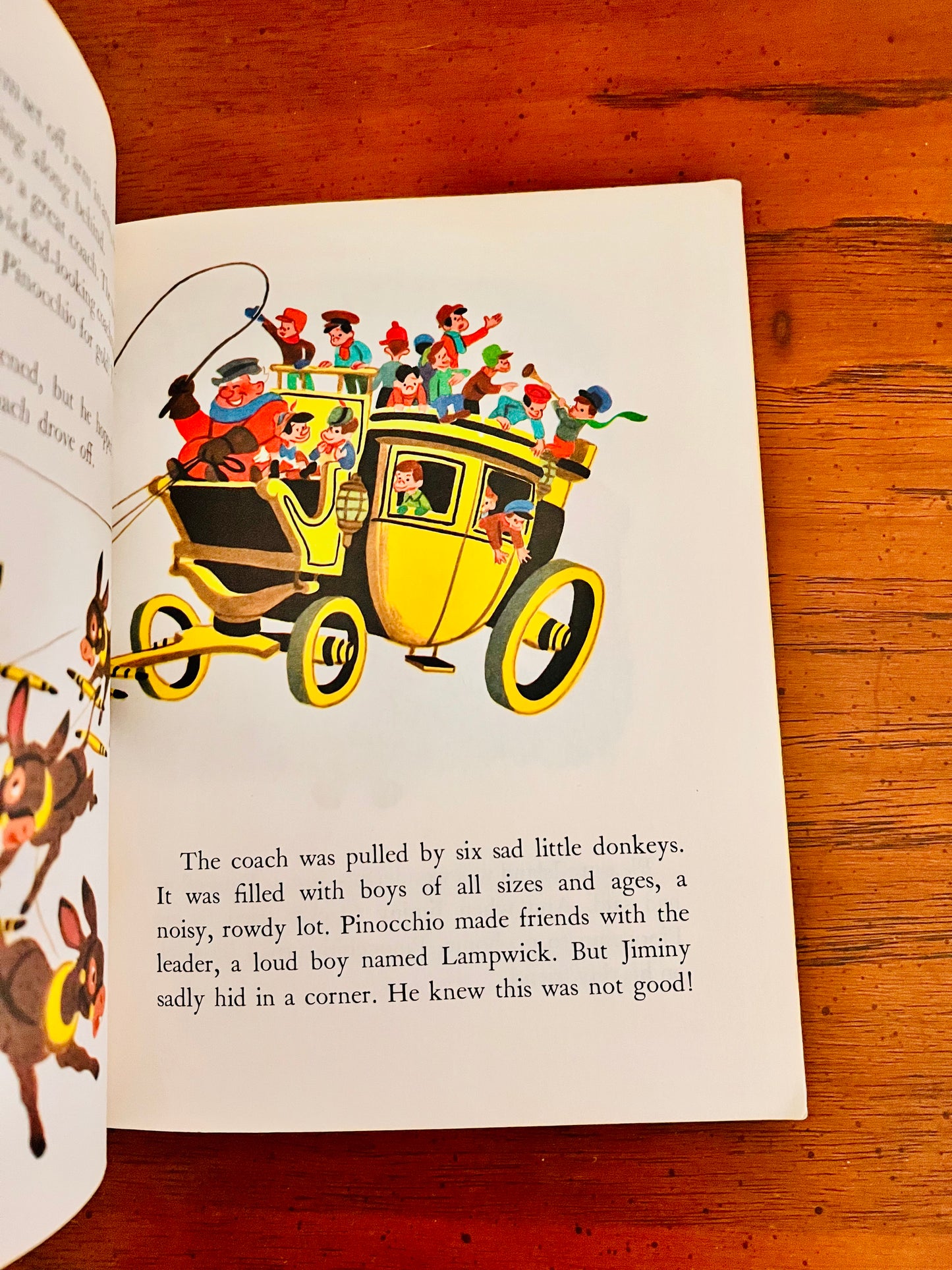 1971 Little Golden Book Walt Disney Pinocchio D100