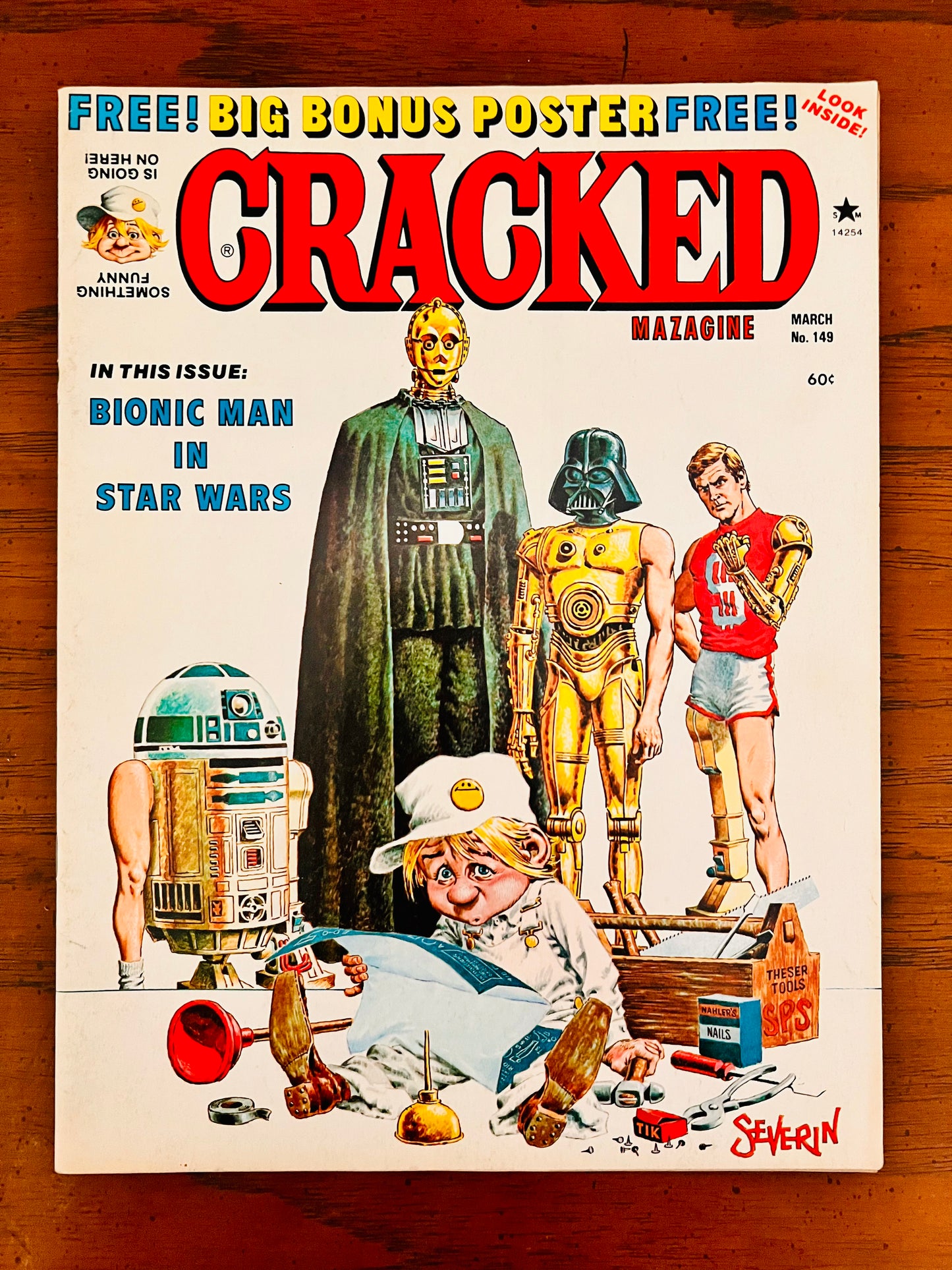 Cracked Magazine #149 March 1978  Bionic Man In Star Wars