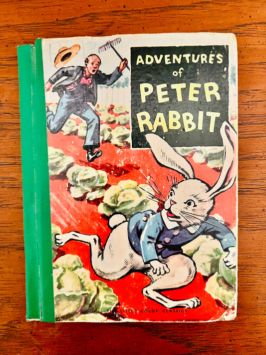 1938 Adventures of Peter Rabbit Book Publishers McLoughlin Bros Inc