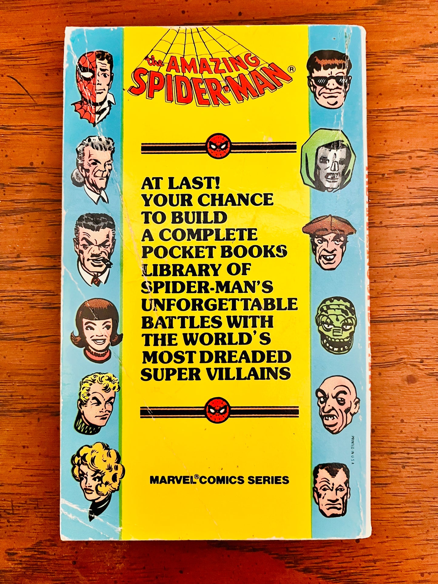 Stan Lee Presents The Amazing Spider-man 81443 Issues 1-6 Vintage Pocket Book 1977